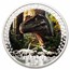 2025 Liberia 2 oz Silver Jurassic Life Dinosaur: Velociraptor