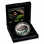 2025 Liberia 2 oz Silver Jurassic Life Dinosaur: Velociraptor