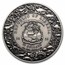 2025 Liberia 2 oz Silver Jurassic Life Dinosaur: Velociraptor
