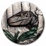 2025 Liberia 2 oz Silver Jurassic Life Dinosaur: Velociraptor