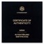2025 Liberia 2 oz Silver The Great Gatsby (w/ Box & COA)