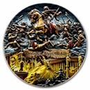 2025 Liberia 2 oz Silver The Sack of Rome (w/ Box & COA)