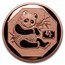 2025 Liberia 5 oz. Copper $1 Giant Panda Fractional Set