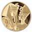 2025 Liberia Amenhotep & Nefertiti 1/4 oz Gold Proof (Box & COA)