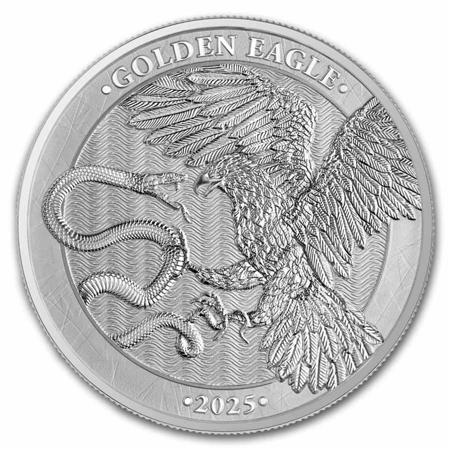 2025 Malta 1 oz Silver 5 Euro Golden Eagle BU