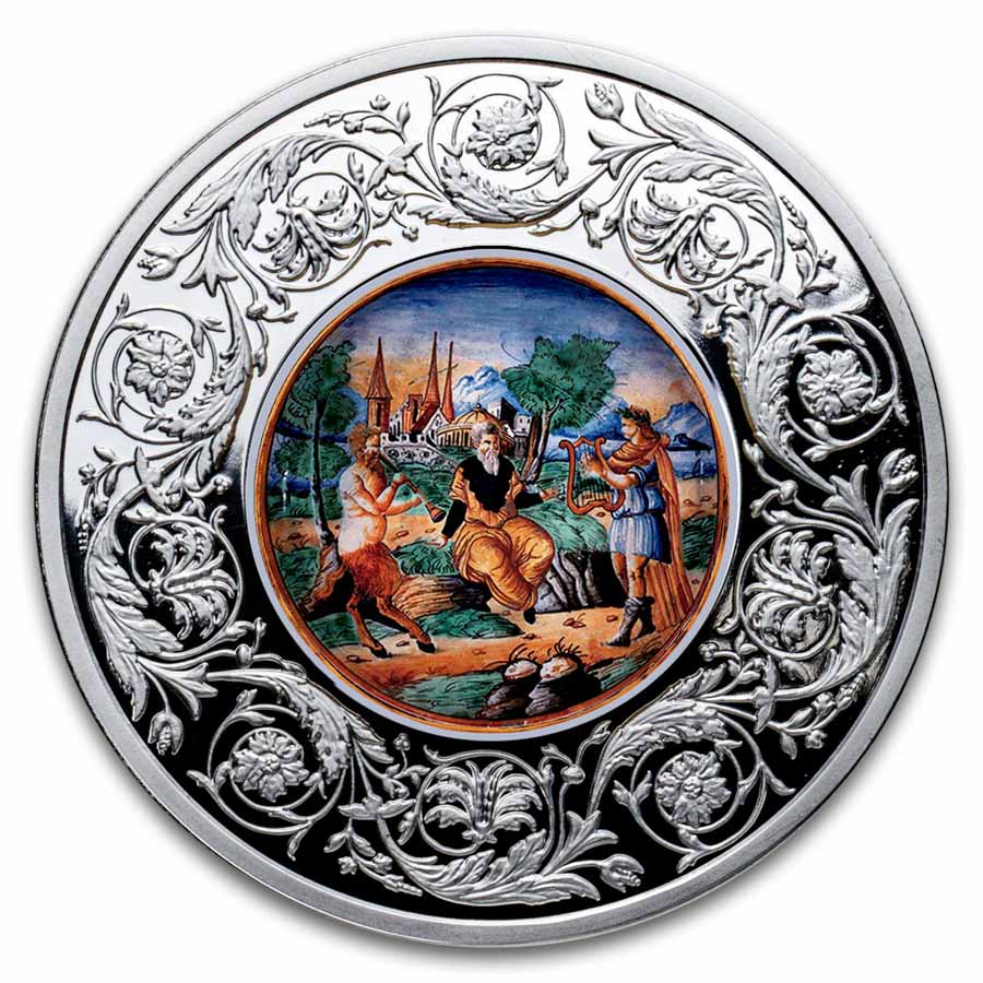 2025 Malta 1 oz Silver Apollo and Pan Midas' Judgement