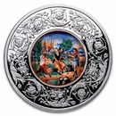 2025 Malta 1 oz Silver Apollo and Pan Midas' Judgement
