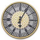 2025 Malta 1 oz Silver City Hall Clocks: London Big Ben