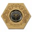 2025 Malta 2 oz Silver Maltese Ox 10 Euro BU Coin (UHR/Gilded)