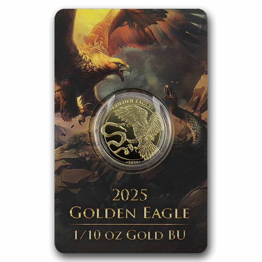2025 Malta Golden Eagle 1/10 oz Gold Limited Edition BU Coin