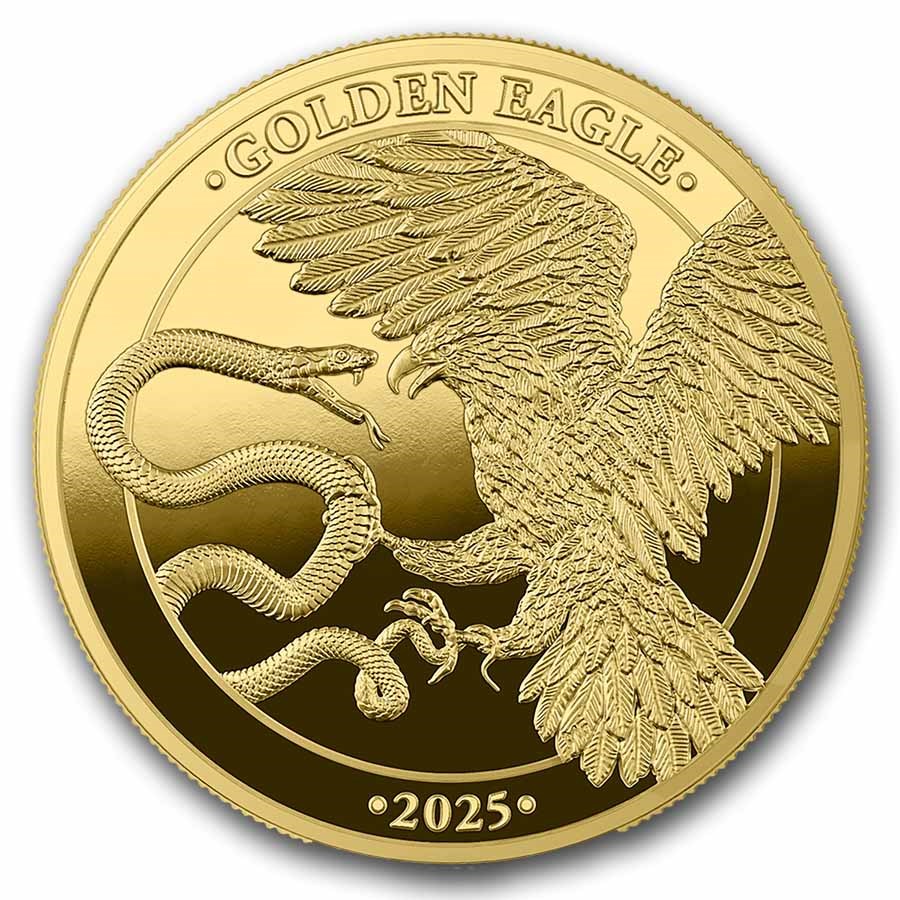 2025 Malta Golden Eagle 100 Euro 1 oz Gold Limited Edition Proof
