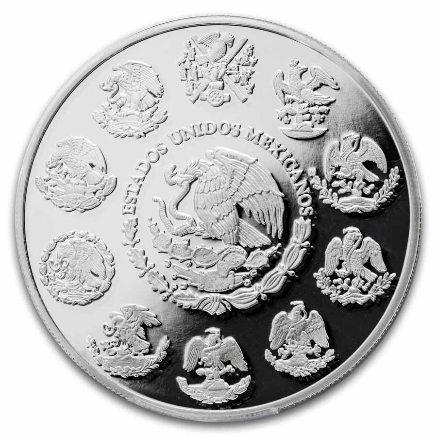 メキシコ 2オンス銀貨 Buy 2025 Mexican 2 oz Silver Banco de Mexico 100th Ann PR-69 | APMEX