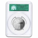 2025 MEX 2 oz Silver 100th Anniversary Banco de Mexico PR-69 PCGS