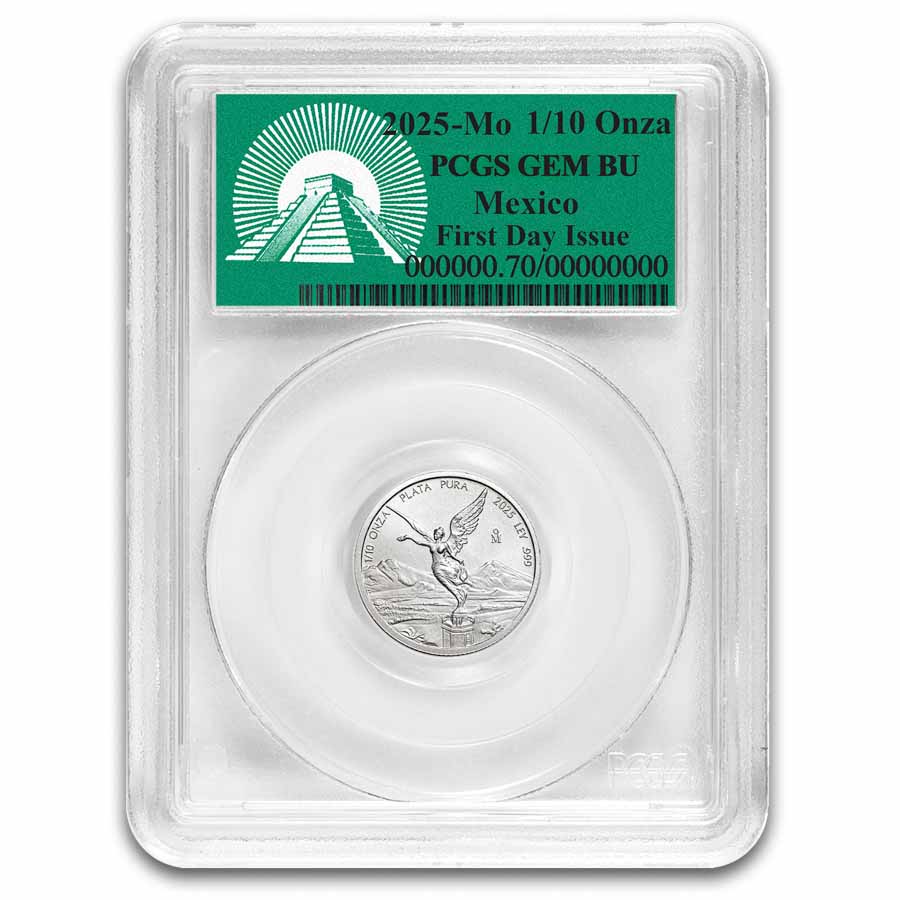 2025 Mexico 1/10 oz Silver Libertad Gem BU PCGS (FDI)