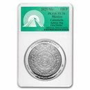 2025 Mexico 1 kilo Silver Aztec Calendar PL-70 PCGS (Green Label)