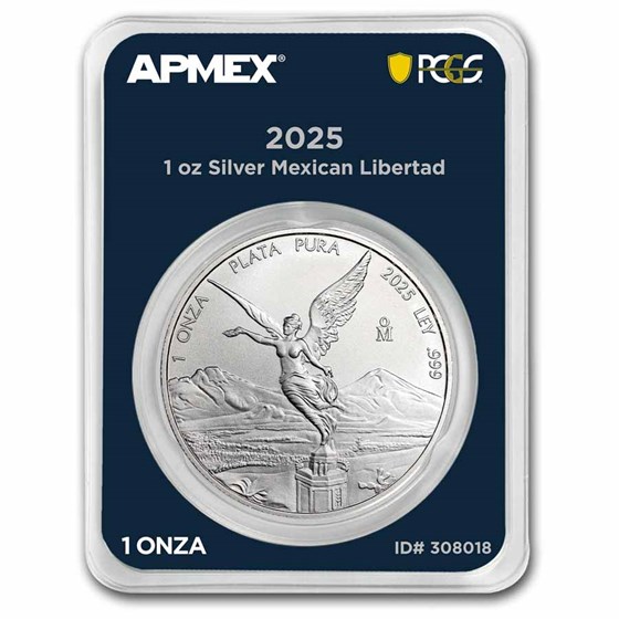 2025 Mexico 1 oz Silver Libertad (MD Premier + PCGS FirstStrike®) 2025 Mexico 1 oz Silver Libertad (MD Premier + PCGS FirstStrike®)