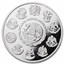 2025 Mexico 2 oz Silver 100th Anniversary Banco de Mexico Proof
