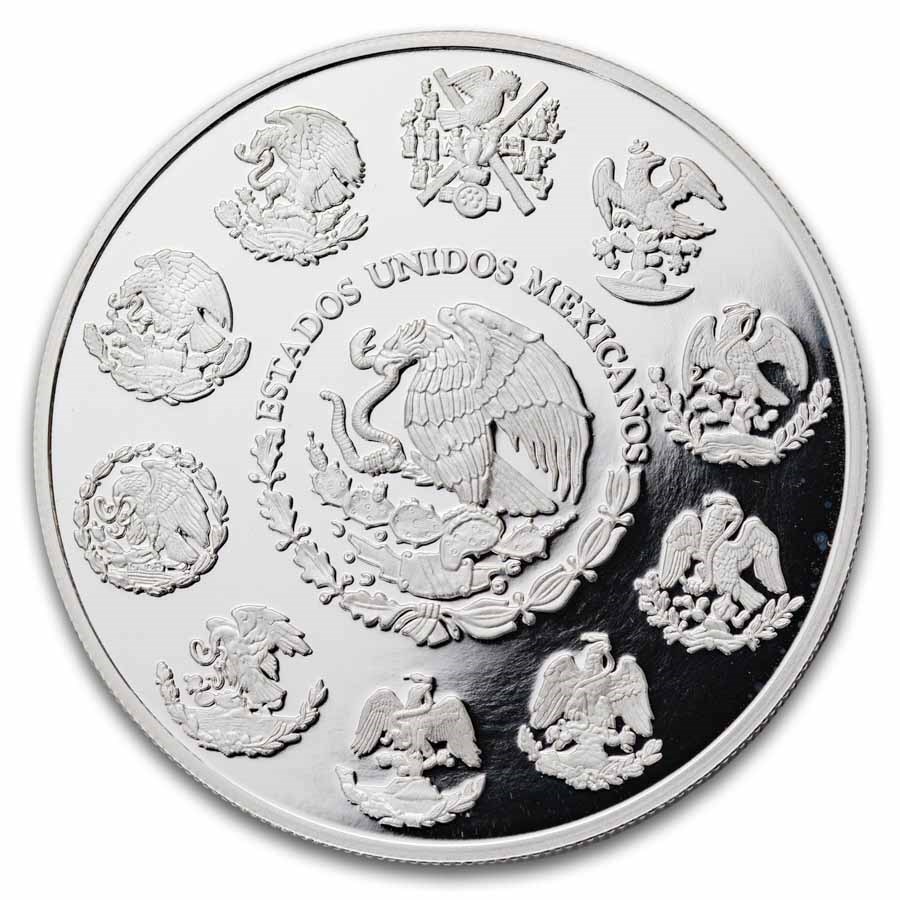 2025 Mexico 2 oz Silver 100th Anniversary Banco de Mexico Proof