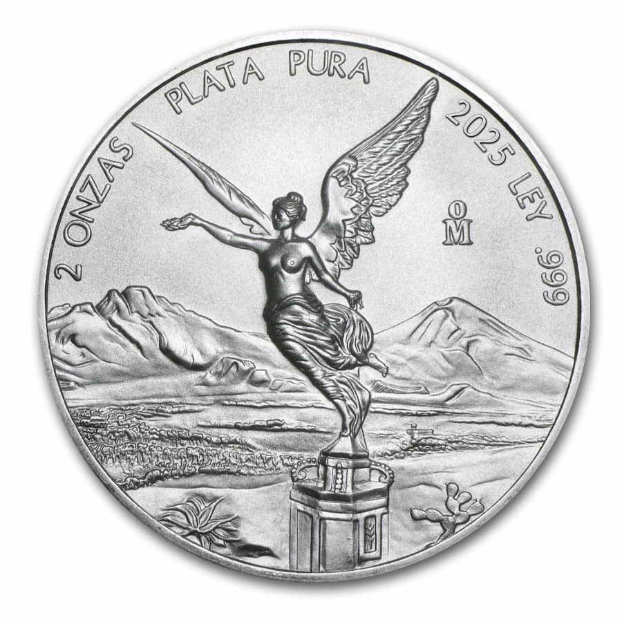 2025 Mexico 2 oz Silver Libertad BU