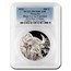 2025 Mongolia 1 oz Silver Wild Mongolia Bison PR-70 PCGS FDI