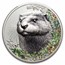 2025 Mongolia 1 oz Silver Woodland Spirits: Otter (with COA)
