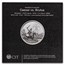 2025 Mongolia 2 oz Silver Enemies in History: Caesar vs. Brutus