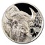 2025 Mongolia 3 oz Silver Wild Mongolia Bison PR-69 PCGS FDI
