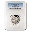 2025 Mongolia 3 oz Silver Wild Mongolia Bison PR-69 PCGS FDI