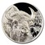 2025 Mongolia 3 oz Silver Wild Mongolia Bison PR-70 PCGS FDI