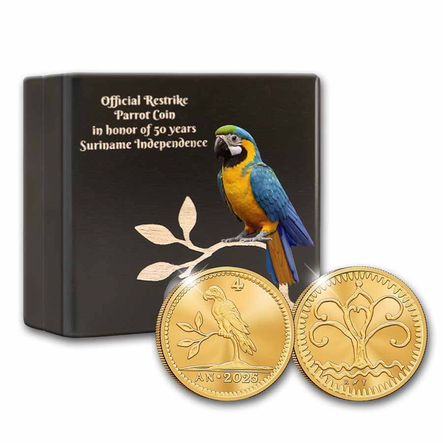Buy 2025 Netherlands 1 oz Gold Parrot Duit Proof | APMEX