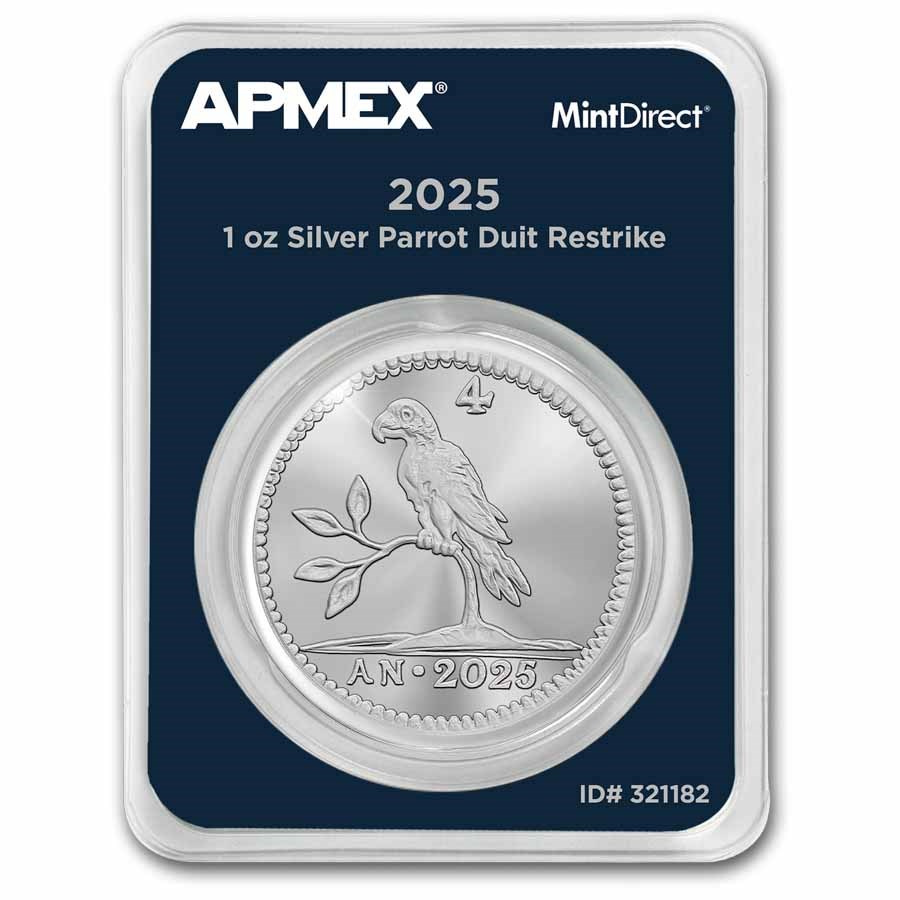 2025 Netherlands 1 oz Silver Parrot Duit (MintDirect® Single)