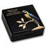 2025 Netherlands 2 oz Proof Gold Parrot Duit (w/ Box/COA)