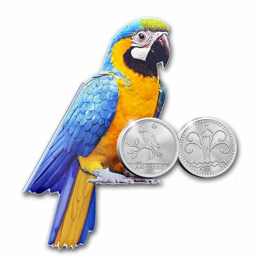 Buy 2025 Netherlands 2 oz Proof Silver Parrot Duit | APMEX