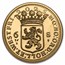 2025 Netherlands Gold Proof Ship Shilling (w/ Compass Box)