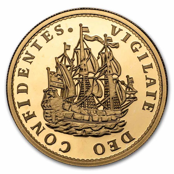 2025 Netherlands Gold Proof Ship Shilling (w/ Compass Box) 2025 Netherlands Gold Proof Ship Shilling (w/ Compass Box)