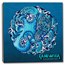 2025 New Zealand 1 oz Silver Colorized Dwelling Taniwha: Water