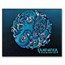 2025 New Zealand 1 oz Silver Colorized Dwelling Taniwha: Water