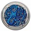 2025 New Zealand 1 oz Silver Colorized Dwelling Taniwha: Water