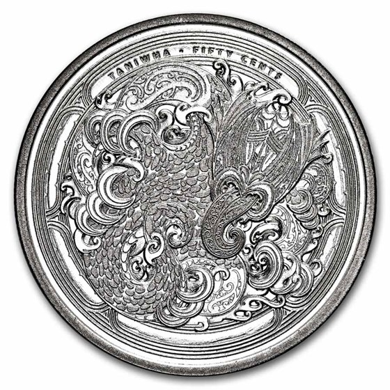 2025 New Zealand 1 oz Silver Dwelling Taniwha: Water BU 2025 New Zealand 1 oz Silver Dwelling Taniwha: Water BU