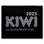 2025 New Zealand 1 oz Silver Proof Rowi Kiwi (w/ Box & COA)
