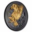 2025 New Zealand 2 oz Silver Black Proof Haast's Eagle