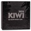 2025 New Zealand 2 oz Silver Black Proof Rowi Kiwi (w/ Box & COA)