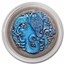 2025 New Zealand 2 oz Silver Colorized Dwelling Taniwha: Water