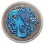 2025 New Zealand 2 oz Silver Colorized Dwelling Taniwha: Water