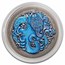 2025 New Zealand 2 oz Silver Colorized Taniwha: Water COA #1