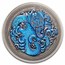 2025 New Zealand 2 oz Silver Colorized Taniwha: Water COA #1