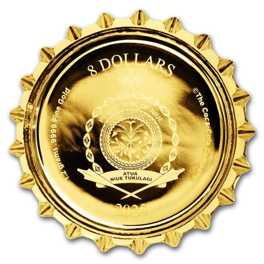 2025 Niue 1.2 gram Gold Coca-Cola® Bottle Cap - PF-70 NGC (FDI) | eBay