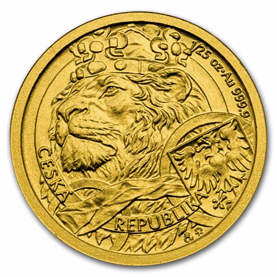 2025 Niue 1/25 oz Gold Czech Lion BU