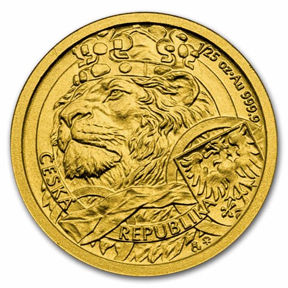 2025 Niue 1/25 oz Gold Czech Lion BU 2025 Niue 1/25 oz Gold Czech Lion BU