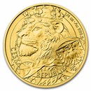 2025 Niue 1/4 oz Gold Czech Lion BU